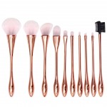 Pensule de Make-up 10 bucati Pink Profesionale MKB07 Pensule de Make-up 10 bucati Pink Profesionale MKB07